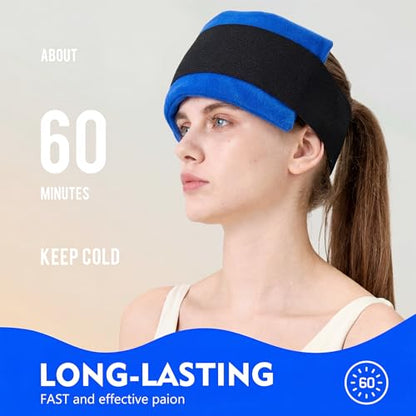 3D Design Long Lasting Water-Fillable Reusable Hot and Cold Ice Packs for Injuries Gel Wraps for Shoulder Back Knee Joint Pain Muscle Soreness and After Surgery 5pcs with Strap10.5"*4.3"*1.2"