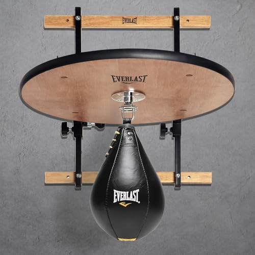 Everlast Speed Punching Bag | Speed Bag for Boxing & MMA | Durable Reflex Training Boxing Bag for Hand Speed, Accuracy & Home Gym Workouts - style: Bag - Powerlock