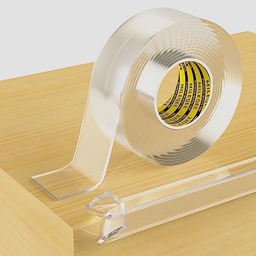 Clear Edge Protector Strip,1 Pack x 1.18in x 9.84FT | 2mm thick，Sharp Edge Wrap Cover Tape, Self Adhesive Protective Bumper Guards for Cabinet Door Desk Bed Furniture Waterproof - size: 1 Pack x 1.18in x 9.84FT