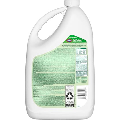 Clorox CloroxPro EcoClean Disinfecting Cleaner Refill, 128 Fluid Ounces - size: 128 Fl Oz (Pack of 1)