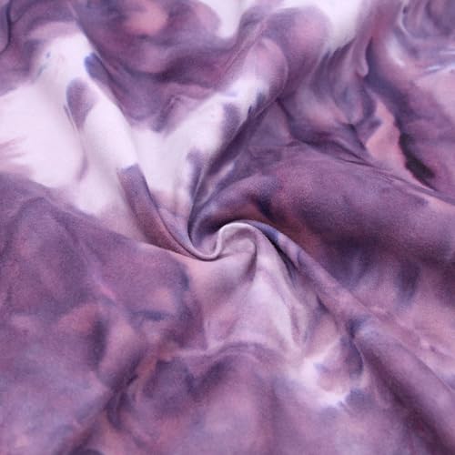 Eunzel Hot Yoga Mat Towel, Ultra-Absorbent Microfiber 72" x 26.5" | Ultra Absorbent Microfiber, Soft Touch Fabric, Quick Dry, Hot Yoga & Pilates, Machine Washable - color: Z-indigo& Lavender (2 Pack )