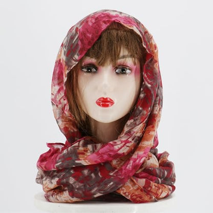 vimate 여성용 경량 면 스카프 패션 헤드 커버 히잡 보일 스카프 숄 랩 - color: J3#.style 14