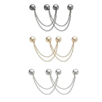 Magnetic Clothing Clips ，Magnet Pins With Chain Multi Function Hijab Buttons Shirt Clips for Women