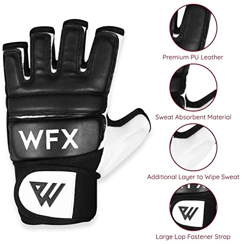 WFX Punch Bag Boxing Gloves Karate Mitts MMA Body Combat Taekwondo Training Martial Art Fighting Grappling Muay Thai TKD MMA Synthetic - size: X-Large