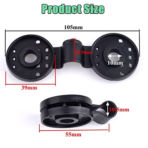 Shade Cloth Plastic Clips, 100PCS Shade Cloth Heavy Duty Lock Grip, 2023 New Shade Cloth Clips, Shade Cloth Plastic Clips Mesh Clip, Shade Cloth Lock Grip, Shade Round Plastic Black Clips (30PCS) - color: 30PCS