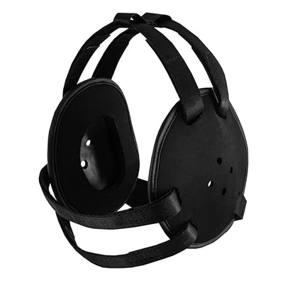ROAR-INT Kid's Ear Guard BJJ Grappling Head Guard Adjustable Wrestling Headgear For Boys and Girls Earguard MMA Jiu Jitsu (Black) - color: Black