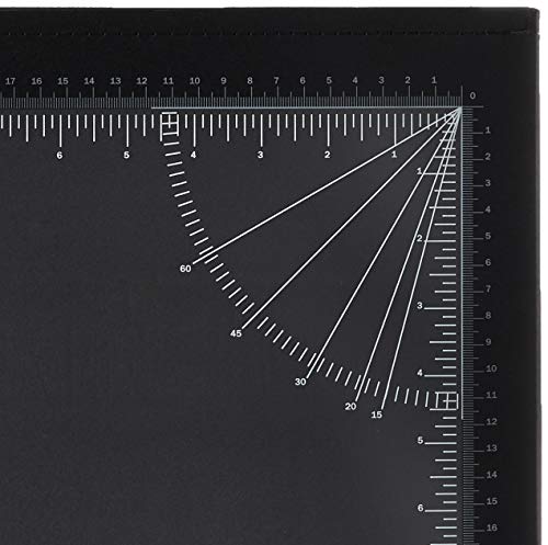 Artistic Office Products 17" x 22" Logo Pad Lift-top Desktop Organizer Desk Mat, Black/Clear - size: 17" x 22"