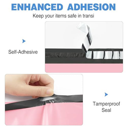 Famagic Pink Poly Mailers 17x21 for Clothes, Books and Packages, 50 Pack | Self Seal Pink Shipping Bags, Waterproof Packaging Bags, Tear-Proof Mailing Bags, Strong Adhesive Large Shipping Envelopes - color: Pink, size: 17x21