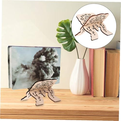 Detachable Wooden Book Stand for Desk Reading Multi-Purpose Lightweight Holder for Bible Quran Textbooks Suitable for Home Temples Students Portable Space-Saving Design