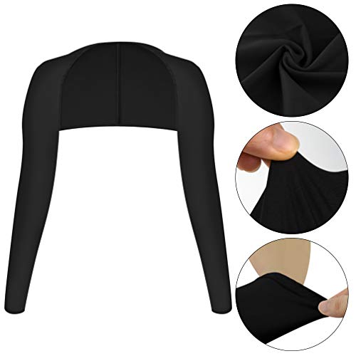 Yookat 4 Pieces Cooling Shawl Golf Cooling Shawl Arm Sleeve Sun Protection Golf Shrug for Women Men Outdoor Sports - color: Black, White, Pink, Blue