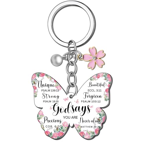 Bible Verse Keychain Christian Gifts for Women Faith