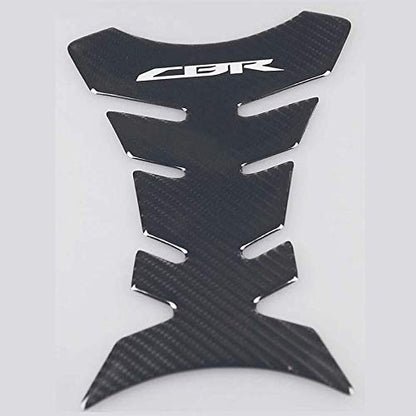 Carbon Fiber Motorcycle Tank Pad Gas Oil Fuel Tank Pad Protector for CBR600 1000 954 929 900 RR, CBR250 300 500 R, Black