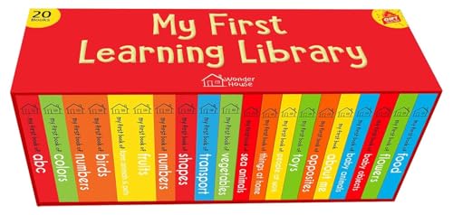 My First Complete Learning Library: Boxset of 20 Board Books Gift Set for Kids