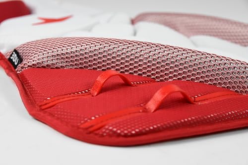 All-Star Adult PHX Paige Halstead Fastpitch Softball Chest Protector - color: White/Scarlet, size: Medium