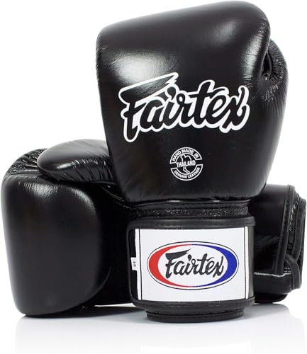 Fairtex BGV1BR Boxing Gloves & Deodorizer Set | Breathable, Shock Absorbent Muay Thai Gloves with Odor Neutralizing Inserts | Perfect for Boxing, Kickboxing, MMA, & Fitness