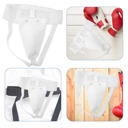 MAGICLULU Portable Groin Protector for Men, Breathable Reusable Crotch Guard, Wear-Resistant Boxing Training Groin Guard, Integrated Protective Gear for Martial Arts and Combat Sports