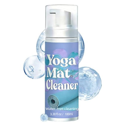Yoga Mat Cleaner Cleaning Stain Removal Solution | 100ml Gym Equipment Mat Cleaner for Blocks Rollers Fitness Gear Indoor Home Travel Daily Exercise Pilates Workout