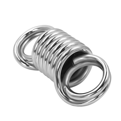 Aoneky Heavy Duty Punching Bag Spring - 300lb Capacity All-Steel Construction with Vibration Absorption, Top/Bottom Mount for 75-300lbs Boxing Bags (Safety Locked Ends)