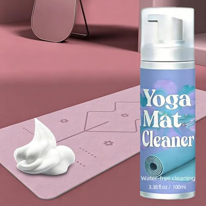 Yoga Mat Cleaner Cleaning Stain Removal Solution | 100ml Gym Equipment Mat Cleaner for Blocks Rollers Fitness Gear Indoor Home Travel Daily Exercise Pilates Workout