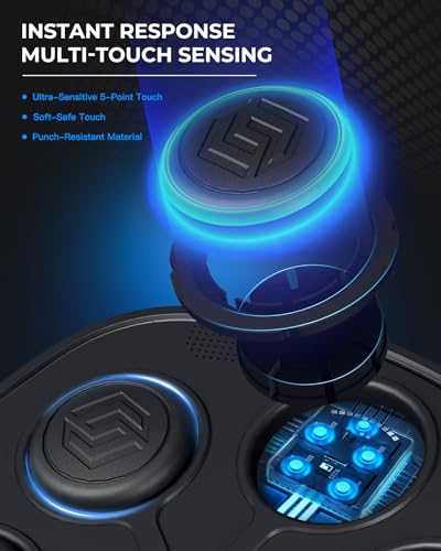Smart Music Boxing Machine | 8 Target&Interactive Punching Trainer | ABS+EVA+PC Durable Construction | 5 Sensor Chips for Fast Punch Response | Secure Wall Mount | Fun Workout for Kids & Adults