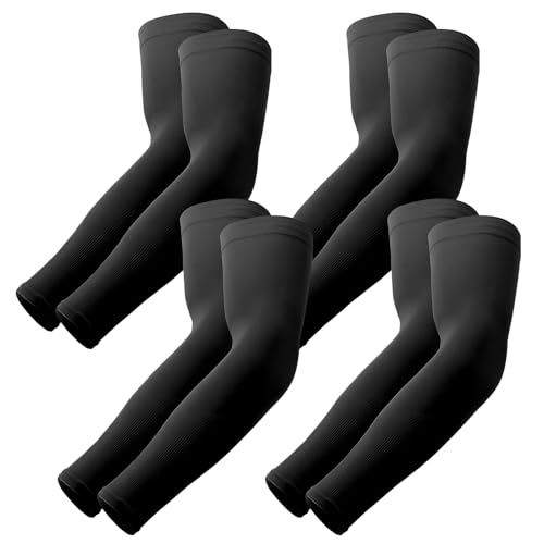 YESLIFE UPF 50 Cooling Sports Arm Sleeve for Men&Women - color: Black (4)