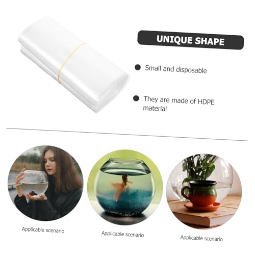 Holibanna 50Pcs Leakproof Plastic Fish Transport Bags Thicken Aquarium Packing Bags for Safe Shipping Oxygenated Fish Packing