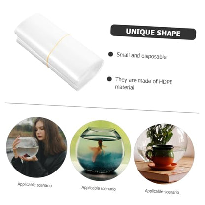 Holibanna 50Pcs Leakproof Plastic Fish Transport Bags Thicken Aquarium Packing Bags for Safe Shipping Oxygenated Fish Packing