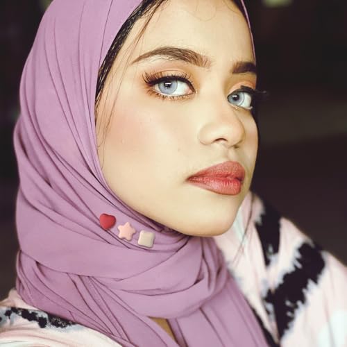 20 Pairs Hijab Magnets for Women, Strong Pinless Magnetic Pins Hijab Accessories, 5 Styles Multi-Functional Brooch Clasp for Scarves Shawl Dress