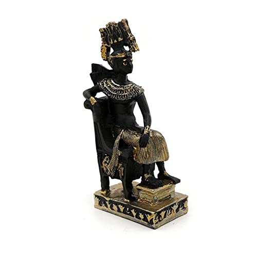 Kocris Casa Egypt Cleopatra Statue Decorations Ancient Egyptian Terrarium Reptile Tank Terrarium Turtle Lizard Spider Tanks Sculpture Figurine Décor Ornament Aquarium