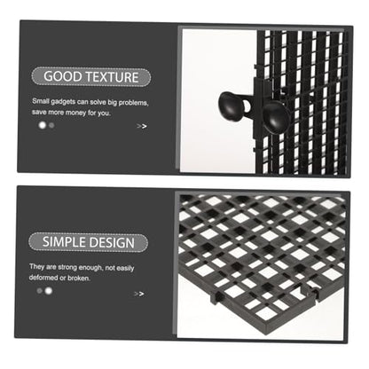 COLLBATH Aquarium Grid Divider Tray Fish Tank Escape Board Isolation Net Separator for Betta Crate Divider Mesh Grate
