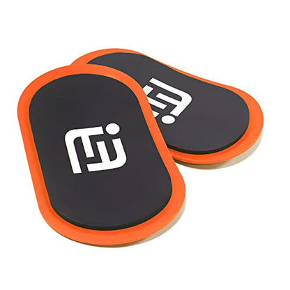 Blue Gliding Discs Core Sliders(Curved Arc) Smooth Use On Carpet Floor Exercise Sliders Equipment.Compact Core Gliders for Home Gym - Fitness Equipment & Full-Body Workout Accessories