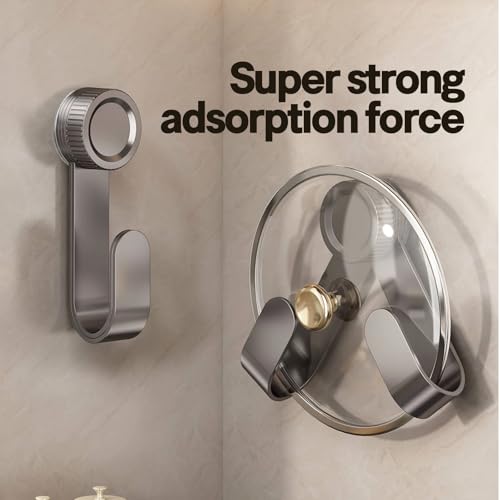 2pcs Adjustable Pot Lid Holder with Suction Cup, Wall-Mounted Rotating Kitchen Organizer for Lids, Cutting Boards, Cabinets & Small Spaces - No Drilling Required, Chrome Plated (Black) - color: Black
