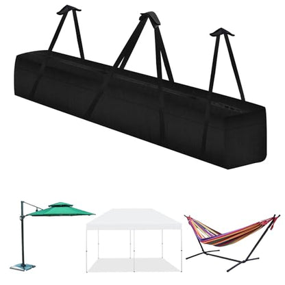 Large Tent Storage Bag Tent Pole Bag - 83''L x 12''W Heavy-Duty 600D Oxford Canopy Pole Bag with Reinforced Handles and Dual Zipper, Suitable for Various Party Tent Canopy Models