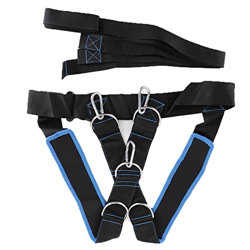 Speed Strength Training Sled Shoulder Harness with Resistance Band for Running & Power Drills