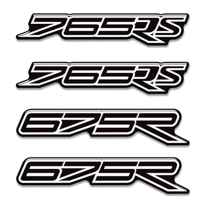 Motorcycle 3D Tank Pad Compatible with Triumph Street Triple Daytona 675 765R RS Stickers Gas Kit Knee Fish Bone Tank Pad Decals Fit for 675 765 R RS Stickers Decals Tank Protection Waterproof (A-1) - color: A-1
