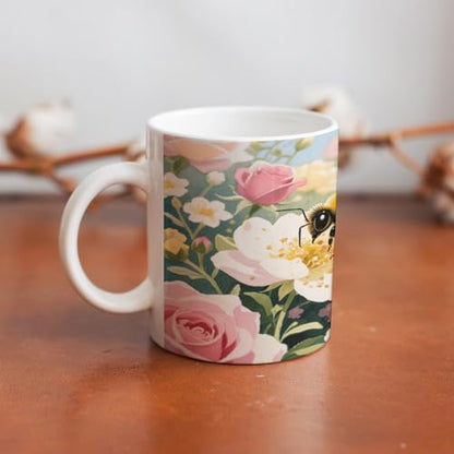 Goldfish Swimming in The Fish Tank Ceramic Coffee Cups with Handle,Porcelain Coffee Mugs for Men Women Tea Cup for Cappuccino Latte Mocha Milk Macchiato Cafe