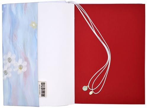 BLBMH 10x7 Fabric Book Covers for Hardcover Paperbacks Bible - Flower B - color: Flower B