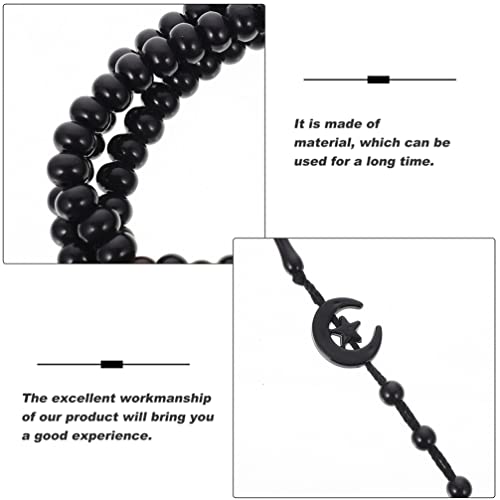 COHEALI Muslim Tasbih 99 Beads - 19.68In Islamic Prayer Beads, Handheld Misbaha with Traditional Tassels for Salat & Meditation, Spiritual Gift for Ramadan, Eid & Hajj