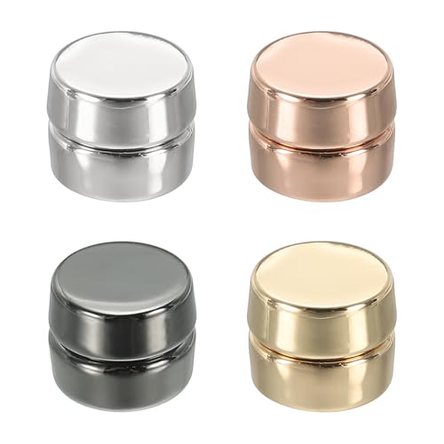 4 Pcs Alloy Galvanized Iron No-Snag Strongest Commercial Strength Buttons Multi-Use Pinless Magnetic Scarf Clip for Women Clothing Curtain