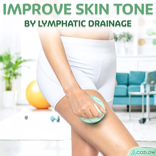 COZLOW Lymphatic Massager - Handheld Drainage Roller Massage Tool to Help Support Lymph System Care by Promoting Circulation, which May Decrease Appearance of Cellulite - color: Lymphatic Massager