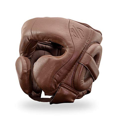 Sanabul Battle Forged Professional Boxing Headgear for Men Martial Arts Kickboxing MMA Head Gear Fighting & Sparring Helmet Full-Face Protection