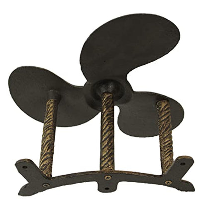 Garden Hose Holder Boat Propeller 10.5 Inch Cast Iron Bronze - color: Boat Propeller - Bronze