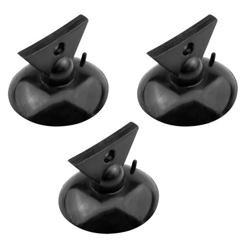 -GU10 Light Bulb Suction Cup Inverted Triangular Suction Cup Lights Remove (Black) -3PCS