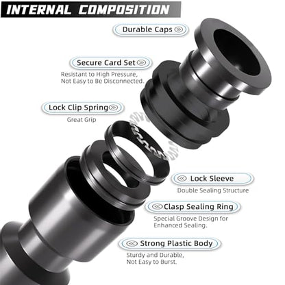 30 Pack Quick Connect 1/4" Drip Irrigation Elbow Coupling Connector,Universal 90 Degree Elbow Fitting for 1/4 Inch Irrigation Tubing,Leak Free Fittings for Sprinkler or Drip Irrigation System - size: 30PCS 1/4" Elbow Coupling Connectors