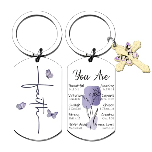 Christian Keychain Gifts For Women Mom Bulk Religious Keychain Gifts