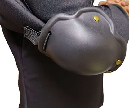 LEONARK Black Armoury Hema Knee/Elbow Protectors Knee/Elbow Pads Shell Knee Guard Caps (Elbow Pads) - style: Elbow Pads