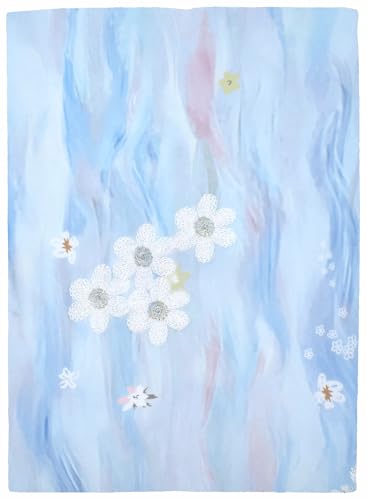 BLBMH 10x7 Fabric Book Covers for Hardcover Paperbacks Bible - Flower B - color: Flower B