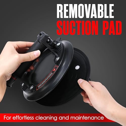 Windshield Removal Tool, Glass Suction Cups, Lift Large Tile, 440 Lb, 2PK | Houseables Windshield Suction Cup, Auto Glass Removal Tools, Kit, Vacuum Window Lifter, Floor, Table Top, Mirror, Heavy Duty