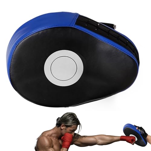 Boxing Pads Mitts, MMA Curved Thickened Strike Pads, Punching Kick Shield Equipment, Ideal for Adults and Kids Training in Muay Thai, Karate, Martial Arts, Home Gym Workouts