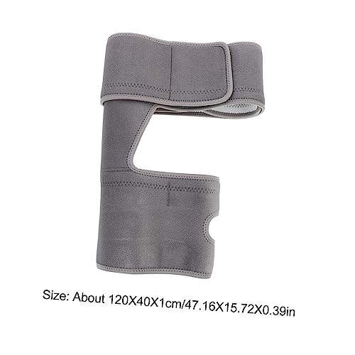 SHERCHPRY Adjustable Hip Guard Protector for Sports Groin Safety Belt Compression Support for Weightlifting and Athletic Use Prevent Muscle Strains and Injuries